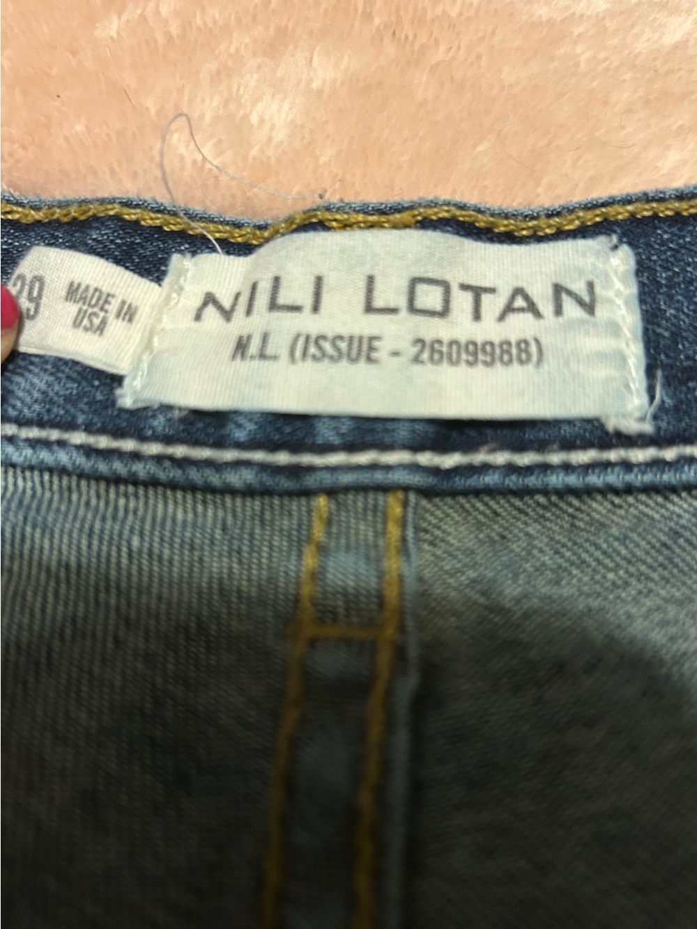 Nili Lotan Emerson Jean Barrel Leg Classic Wash 29 - Picture 8 of 8